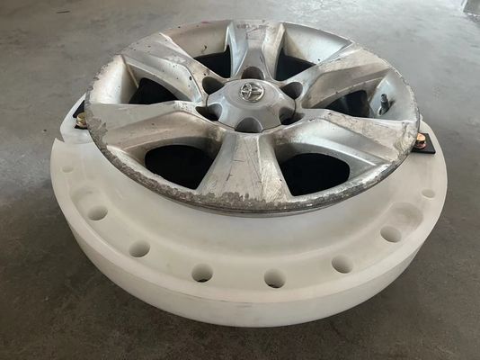 BMW X5 X6 X7 टायर 235/55R17 215/65R17 के लिए व्हाइट पॉलिमर रन फ्लैट व्हील इंसर्ट